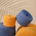 thumbnail image 2 of Xiao Hua paquetes de 50 g de hilo ondulado suave azul, hilo para tejer bufandas/suéteres e hilo para proyectos de crochet, perfecto para bufandas, gorros y manualidades de punto., 2 of 4