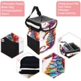 thumbnail image 2 of Hippocampus Foldable Car Garbage Can with Lid - Leak-proof Hanging Storage Bag Trash Bin for Car, 2 of 6