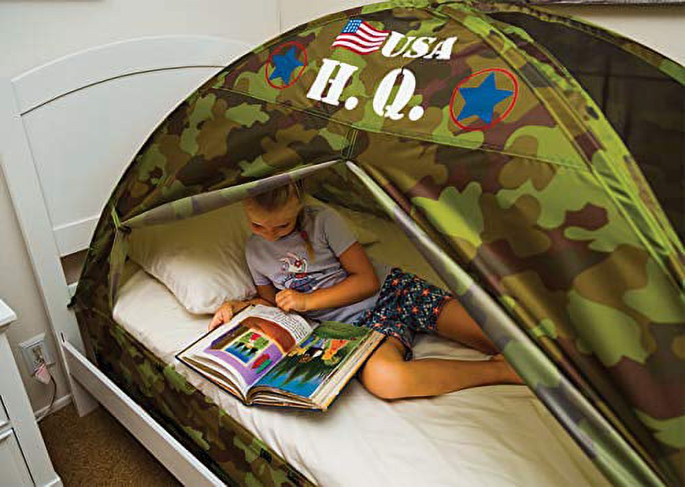 Pacific Play Tents H.Q. Bed Tent 77 inch x 38 inch x 35 inch Polyester - image 2 of 7