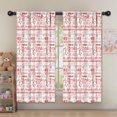 thumbnail image 5 of Blackout Kids Curtains,Red Baseball Terms Pattern Childrens Insulated Curtains Set Of 2,Bedroom Essentials,Toddler Room Decor 52"x63", 5 of 5
