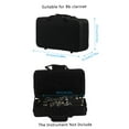 thumbnail image 3 of Bb Clarinet Case Gig Bag Backpack Box Water-resistant 600D Foam Cotton Padding with Adjustable Single Shoulder Strap, 3 of 8