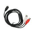 thumbnail image 4 of Cable adaptador de vídeo MINI DIN de 4 pines a 2 BNC Bling Bling flexible 4,9 pies, 4 of 12