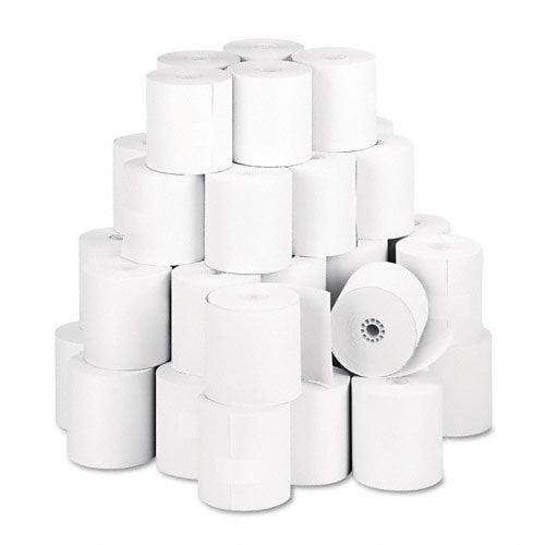 NCR 856911 Papier Thermique pour Reçus, 3-1/8” x 273, Blanc, 50 Rouleaux/pk
