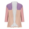 thumbnail image 4 of AherBiu Cardigan pour Femmes Léger Manches 3/4 Ouvert Cardigans Automne Décontracté Confortable Boléros Extérieur, 4 of 4