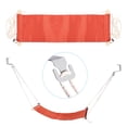 thumbnail image 5 of Uxcell Foot Hammock Under Desk, Adjustable Foot Rest Sling with Hooks Portable Desk Footrest, Orange Style 1, 5 of 6