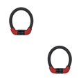 thumbnail image 1 of VONKY Flexible Bike Lock Anti-theft Chain Locks Padlock Electric Vehicle Mini/Red 2Set, 1 of 1