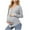 YFZ10-Light Gray, variant on Womens Maternity Button Down Cardigan Ribbed Knit V Neck Slim Fit Pregnancy Sweater for Fall Winter Nursing,Sizes S