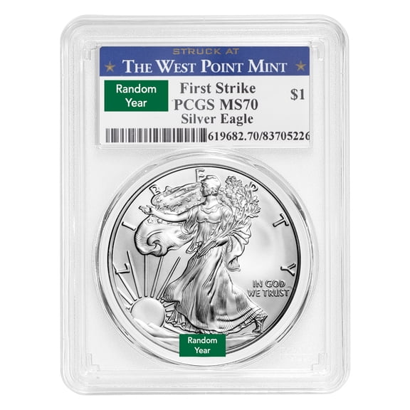 1 oz American Silver Eagle MS-70 PCGS (FirstStrike®) - Random Year
