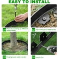 thumbnail image 3 of Garden Edging Borders FT Lawn Edging Kit [Extra Tall IN ] with Spikes Landscape Edging Flexible Garden Borders Mini Plastic Fence for Flowerbeds Grass Yard-, 3 of 7