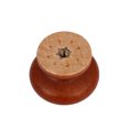 thumbnail image 3 of Armario de la cocina del gabinete de puerta del botón de extracción de madera de la manija 15pcs 34x26mm Marrón oscuro Unique Bargains tiradores para armarios y muebles, 3 of 3