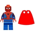 thumbnail image 1 of LEGO Superheroes: Spider-man avec Bras Imprimés, Explosion de Toile et Cape Rouge Bonus Spiderman, 1 of 5