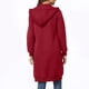 thumbnail image 2 of Nueva moda mujer sudadera con capucha larga sudadera con capucha abrigo bolsillos casuales cremaller Meterk Borgoña XXXXXL, 2 of 7