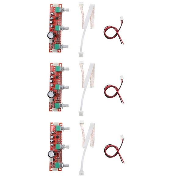 Módulo de Tarjeta Perfecl 3pcs NE5532 Preamplificador de Control de Tono