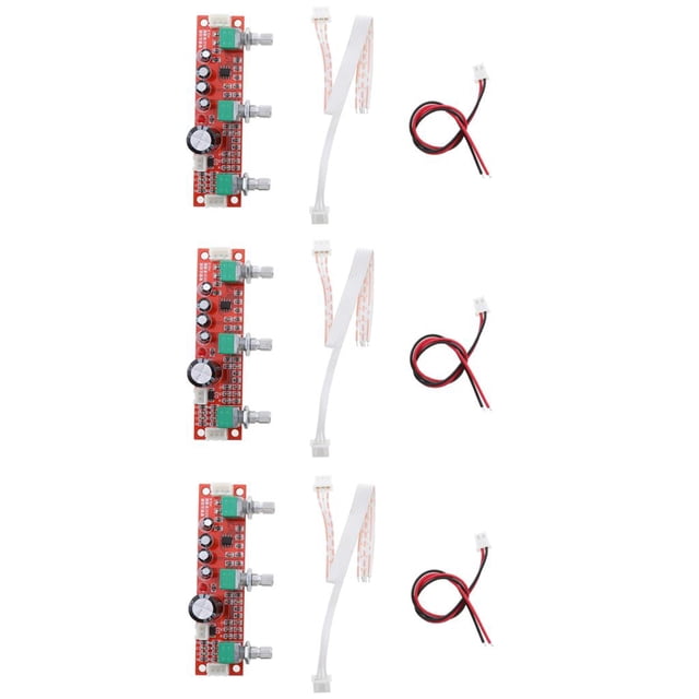 Módulo de Tarjeta Perfecl 3pcs NE5532 Preamplificador de Control de Tono