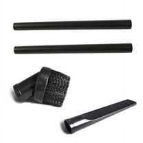 Shop-Vac 1.25-inch hose end 19" 2pk Extension Wands With 1pk Round Brush and 1pk Crevice Tool.