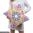 thumbnail image 4 of Ambesonne Ethnic Fabric by the Yard Upholstery, Abstract Lace Swirls Ivy, 10 Yards, Multicolor, 4 of 4