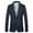 08 Navy, variant on guisaled Sport Coats for Men Big and Tall Regular Fit Classic Slim Suit Jackets One Button Notched Lapel Wedding Groomsmen Blazer Jacket
