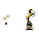 thumbnail image 1 of Figura Decorativa De Caballo De Iron Leaf, Estatua, Escultura Coleccionable, Adorno De Mesa Para Escritorio, Armario, Decoración De Interiores, Chimenea, Dormitorio, Sala De Estar., 1 of 8