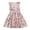 Pink, variant on REDARER Girls' Floral Flutter Sleeve Dress with Self-Tie Belt Summer Party Outfit,5-6 Years