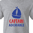 thumbnail image 4 of Inktastic Captain Adorable, Sail Boat, Sailing - Red Blue Youth T-Shirt, 4 of 5