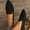 Black, variant on Viluyesy Womens Flats Shoes, Suede Solid Color Pointed Toe Wide Width Spring Summer Slip-On Shoes Blue