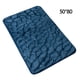 thumbnail image 4 of Billuyoard Alfombrilla de baño de Color sólido para ducha, alfombra absorbente lavable para baño, alfombrilla de baño para entrada de puerta Juegos de accesorios de baño Azul oscuro 50x80cm, 4 of 6