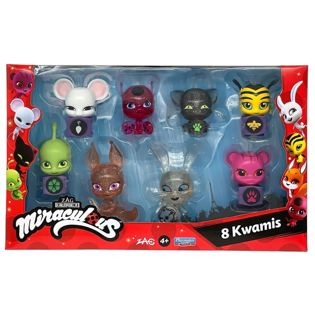 Mini Figurine Collection BANDAI Miraculous 8 Kwamis Pack