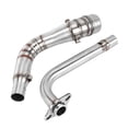 thumbnail image 3 of 2 piezas de tubo de escape delantero de acero inoxidable para motocicleta, accesorio compatible con NMAX 155 125, 3 of 13
