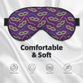 thumbnail image 3 of Goofa Carnival Masks and Beads Printed Sleep Eye Mask for Men Women, Zero Eye Pressure Sleeping Mask, Light Blocking Night Blindfold, Soft Eye Shade Cover, 3 of 7