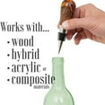 thumbnail image 6 of 8 Pieces Metal Cork Blank Wine Stopper Kit Reusable Wine Stopper Insert Set Hardware for Wedding Wine Party Bar Turning, 6 of 9