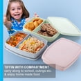 thumbnail image 6 of Signora Ware 3-Piece Multicolor Reusable Lunch Boxes for Kids, 6 of 7