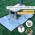 thumbnail image 3 of Fireproofs Camping Mats Heat Resistant Outdoor Pad Light weight Heat Mats for Safe Cooking and Ground Protecting, 3 of 7