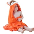 thumbnail image 1 of Toalla de bebé con capucha de animales, albornoz absorbente de algodón premium para niños pequeños para niñas y niños de 0 a 6 años Ormromra LRWJ148-1, 1 of 9