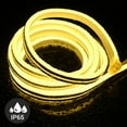 thumbnail image 4 of DELight 150FT Warm White Neon Rope Lights with Remote Control AC 110V IP65 Waterproof Cuttable Dimmable Flexible DIY DEL-D150W, 4 of 9
