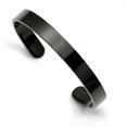thumbnail image 1 of Bracelet Manchette 9mm en Acier Inoxydable Noir, 1 of 7