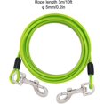 thumbnail image 4 of 3m/10ft Dog Tie Out Cable,steel Wire Pet Leash Reflective Canine Lead For Medium Large Dogs Up To 130lbs, 4 of 5