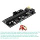 thumbnail image 3 of Tarjeta vertical 009S-Plus PCI Express 1X a 16X Extender 6P a SATA Cable de alimentación PCI-E Riser Card Hugtrwg Para estrenar, 3 of 6
