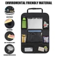 thumbnail image 4 of Bolsa de almacenamiento colgante de gran capacidad para asiento trasero de coche, bolsa de almacenamiento de viaje automática, organizador impermeable, bolsillo de malla anticarga Inevent VI001609-00, 4 of 6