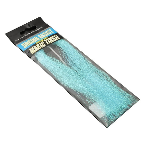 YAAQII for Holographic Tinsel Twisted Fly Tying Material for Crystal Jigs Hook Assist - Glow Streamer Fiber Flash for Salmon Steelhead Saltwater Flies