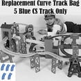 thumbnail image 3 of Replacement Parts for Thomas The Train - GXC60 ~ Thomas & Friends Trackmaster Mad Dash on Sodor Train Set ~ Replacement Curve Track Bag ~ 5 Blue Tracks, 3 of 5