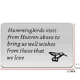thumbnail image 2 of Hummingbird Necklaces Bracelet Keychain Wallet Card Free Bird Jewelry Humming Bird Lover Keyring Gift for My Love Wishes Jewelry Hope Gift, 2 of 6