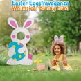 thumbnail image 5 of Easter Bunny Face Yard Stake, Easter Egg Hunt Party Decor, 5 of 6