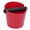Red, variant on Riousery Coffee Knock Box Splashing Proof Anti Slip Bottom Shock Absorption Grounds Bin with Bar for Espresso Machine, Red (5.12 inches / 13 cm)