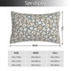 thumbnail image 2 of Fotbe White Popcorn Funda de Almohada Decorativa Estilo Occidental, Lujo en Algodón, Fundas para Almohadas King, Cojín Estampado para Decoración del Hogar-16"x24", 2 of 6