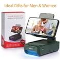 thumbnail image 5 of ASEAT Regalos para hombres él, soporte para teléfono celular con altavoz Bluetooth y luz LED que cambia de color, regalos únicos para mujeres, papá, su marido, regalos de cumpleaños para hombres, 5 of 5