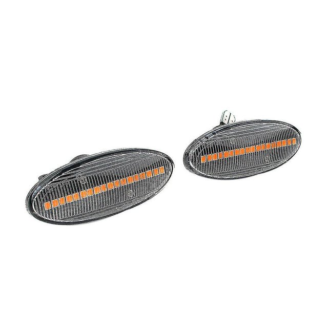 Luz de señal de giro lateral del coche Compatible con Nissan Qashqai Juke X-trail