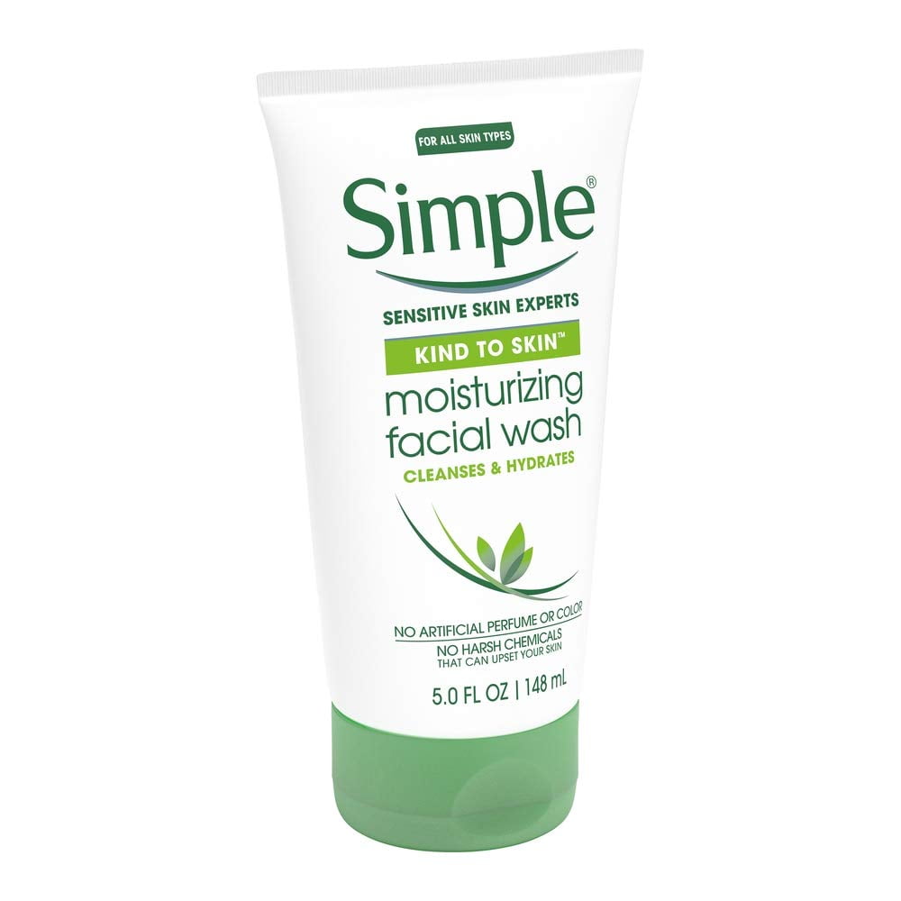 Simple Moisturizing Facial Wash, 5 Ounce (Pack of 2)
