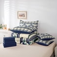 thumbnail image 6 of Feelyou Tribal Boho Aztec Twin Bedding Sets 7-Piece for Women, Rustic Farmhouse Deer Bedding Comforter Set, Western Retro Fashion Reversible Sheet Sets, Super Cozy Room Decor, 6 of 8