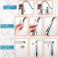 thumbnail image 5 of Aireador de grifo de cocina giratorio, extensor de grifo con 3 funciones para fregadero de baño de cocina, accesorio de grifo giratorio universal, 5 of 5