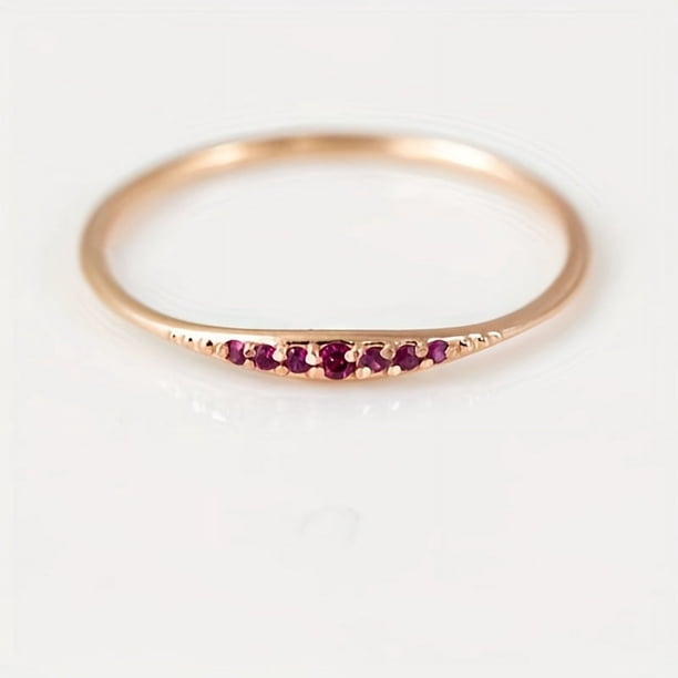Stunning Inlaid Synthetic Gem Ring for Engagement, Wedding, and Bridal Jewelry